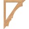 Ekena Millwork Balboa Traditional Smooth Bracket w/ Offset Brace, Western Red Cedar, 5 1/2"W x 36"D x 48"H BKT0604X36X48BOA01SWR - alternate 3
